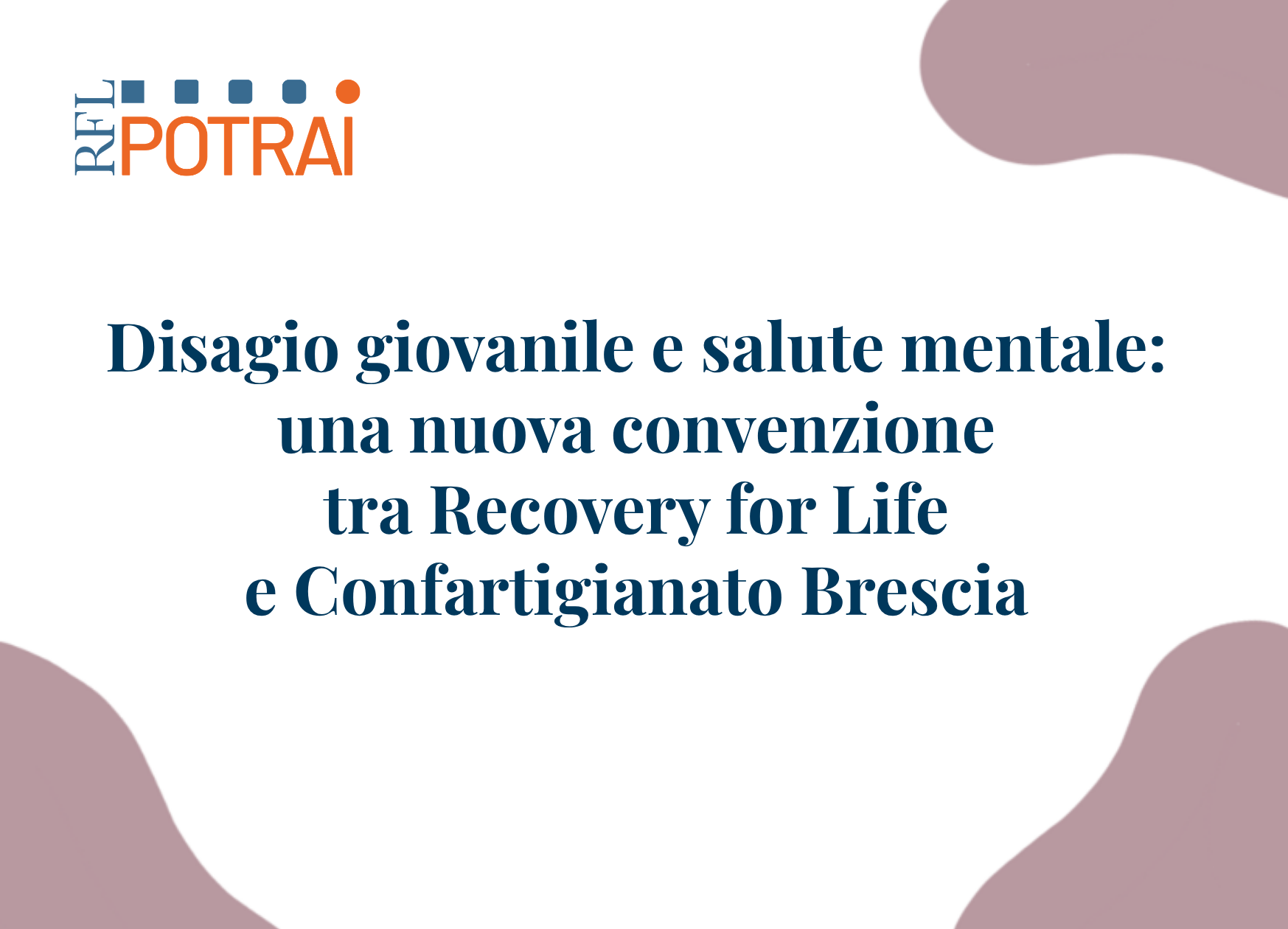 convenzione tra recovery for life e confartigianato brescia